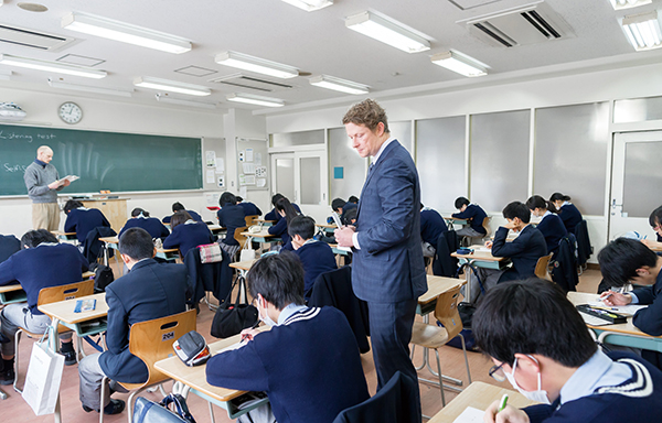 英語の授業風景